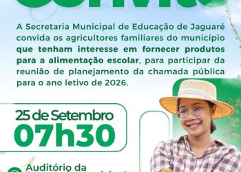 Jaguaré realiza reunião de planejamento para merenda escolar de 2026