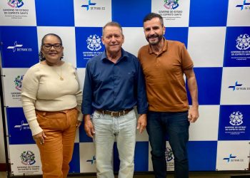 Prefeito de Nova Venécia discute municipalização do trânsito em reunião com diretor-geral do Detran/ES