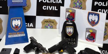 Operação Sentinela prende dois suspeitos e apreende armas no interior de Pinheiros