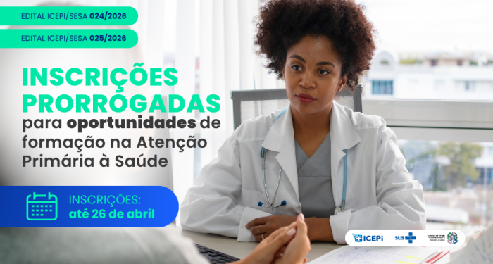 Saúde ES: Sesa prorroga inscrições para seleção de 400 profissionais da Atenção Primária